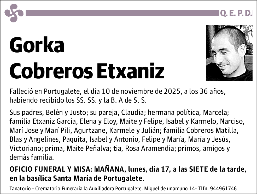 Gorka Cobreros Etxaniz