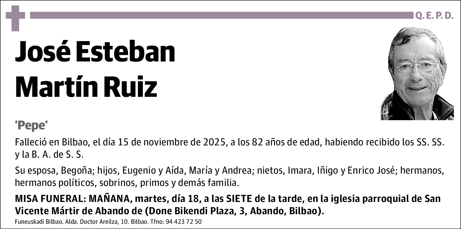 José Esteban Martín Ruiz