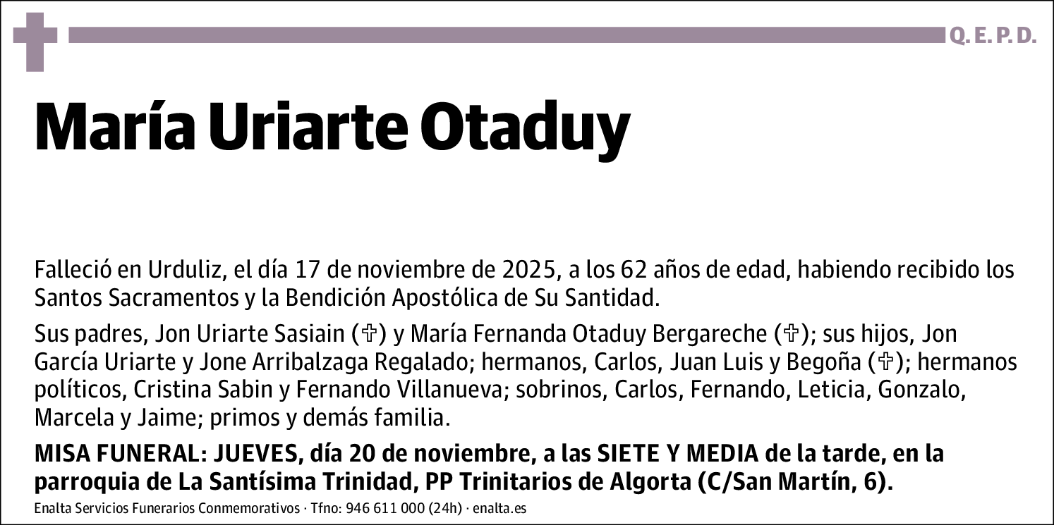 María Uriarte Otaduy
