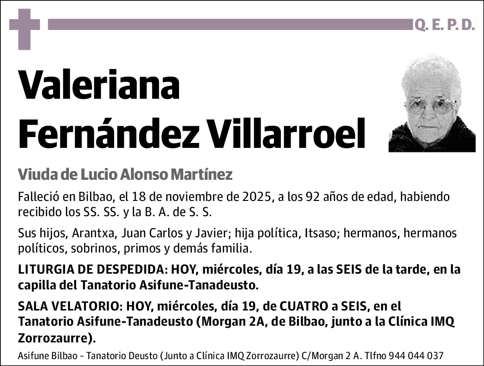 Valeriana Fernández Villarroel