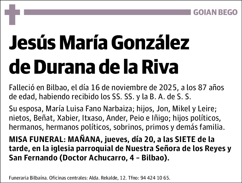 José María González de Durana