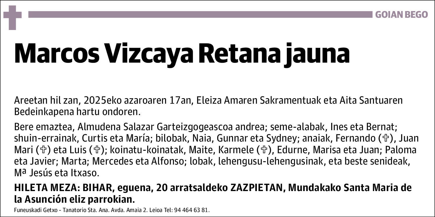 Marcos Vizcaya Retana