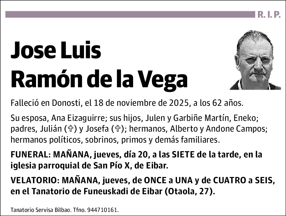Jose Luis Ramón de la Vega