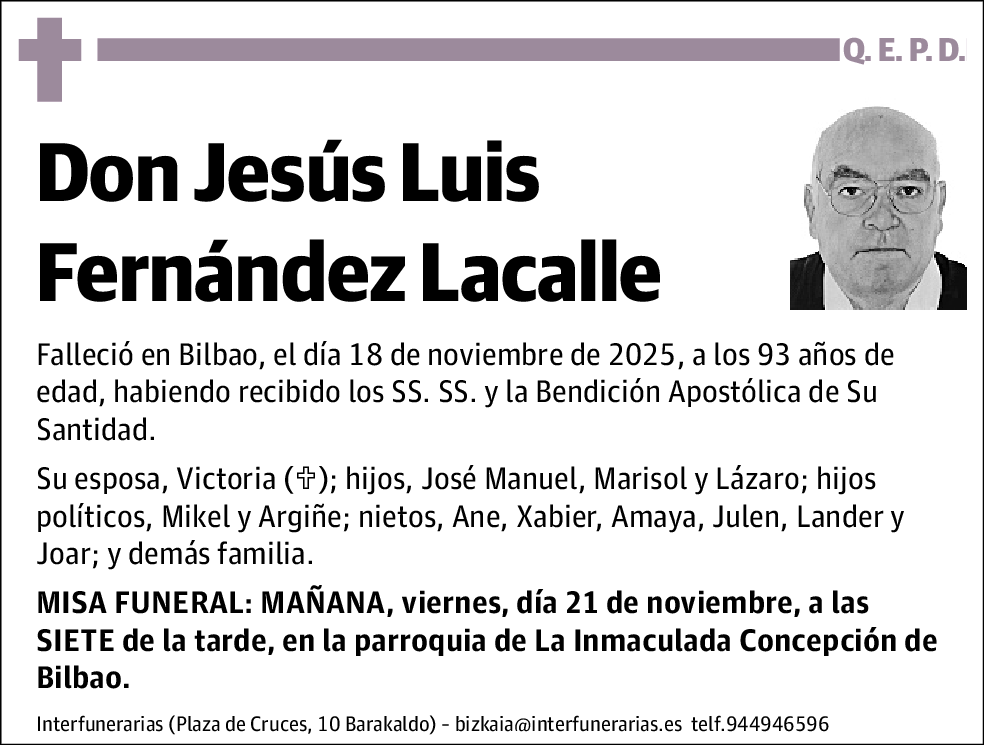 Jesús Luis Fernández Lacalle