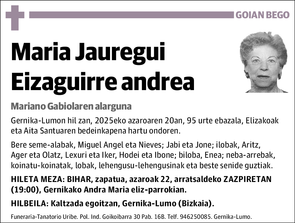 Maria Jauregui Eizaguirre