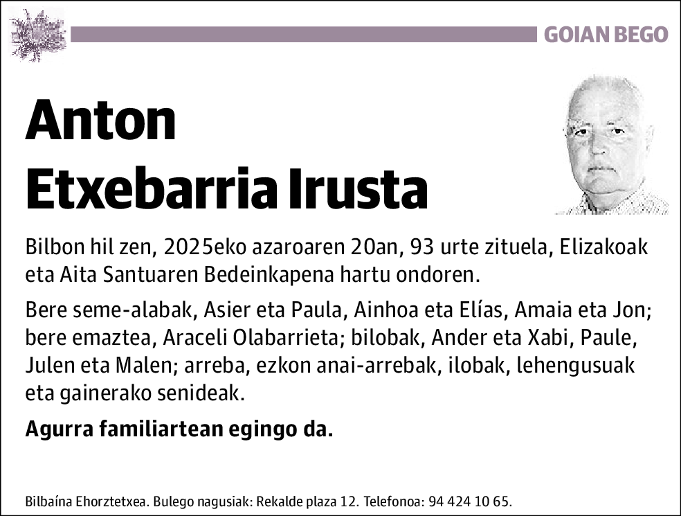 Anton Etxebarria Irusta