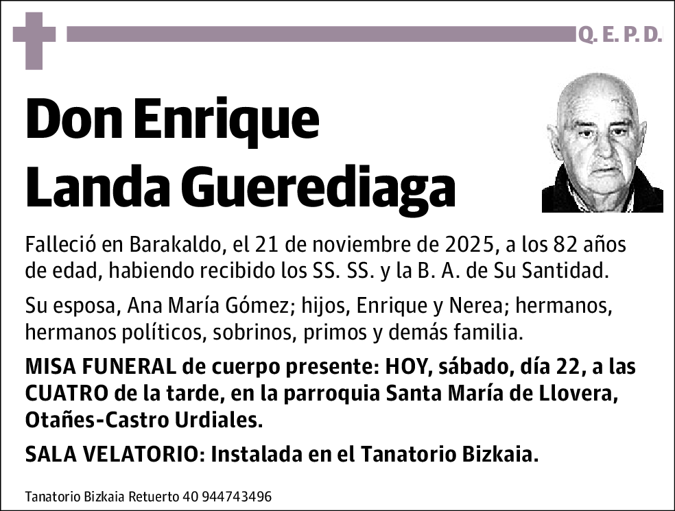 Enrique Landa Guerediaga
