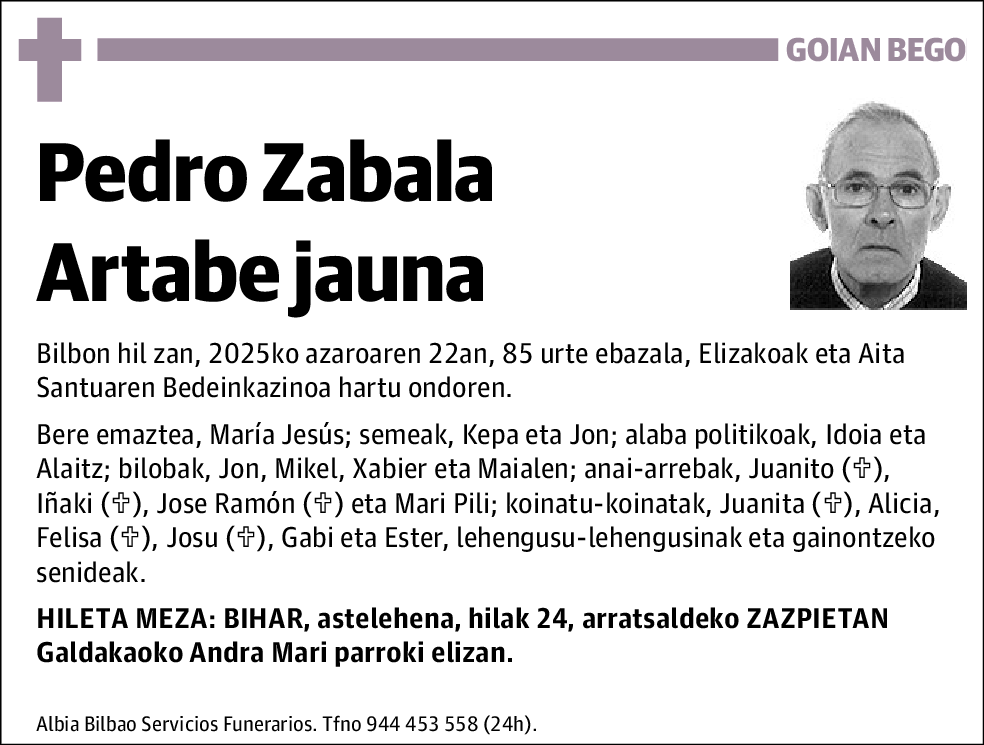 Pedro Zabala Artabe