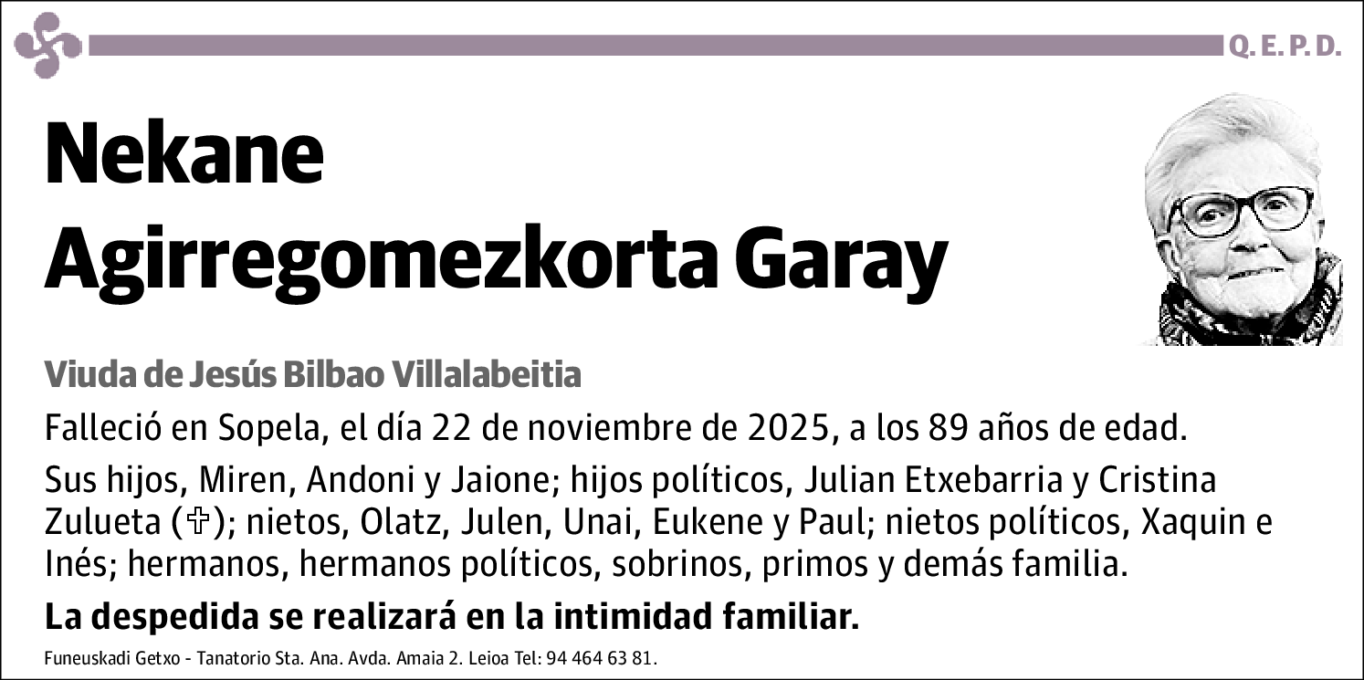 Nekane Agirregomezkorta Garay