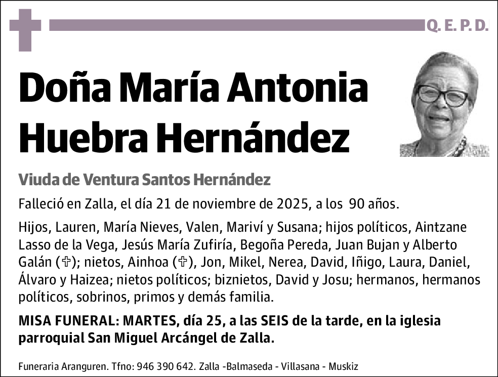 María Antonia Huebra Hernández