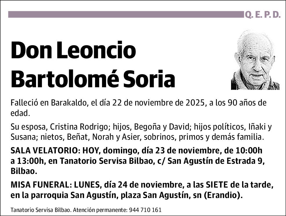 Leoncio Bartolomé Soria