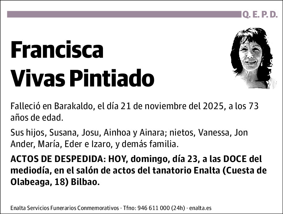 Francisca Vivas Pintiado