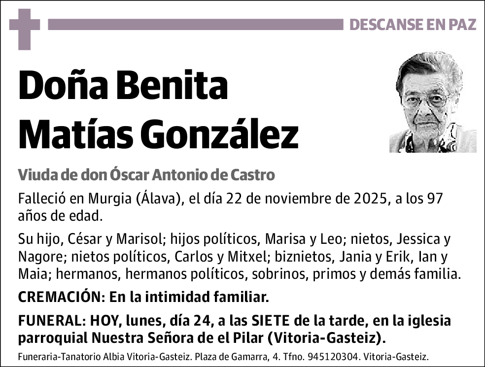 Benita Matías González