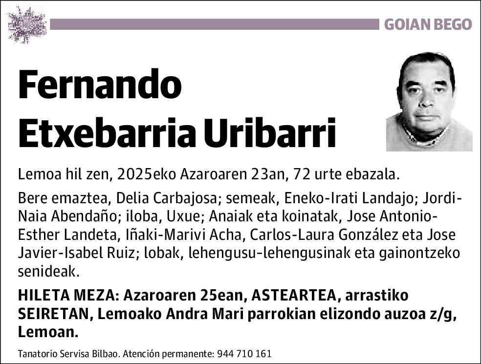 Fernando Etxebarria Uribarri