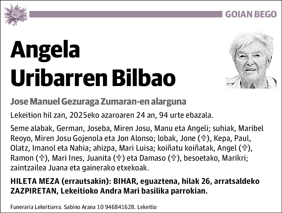 Angela Uribarren Bilbao