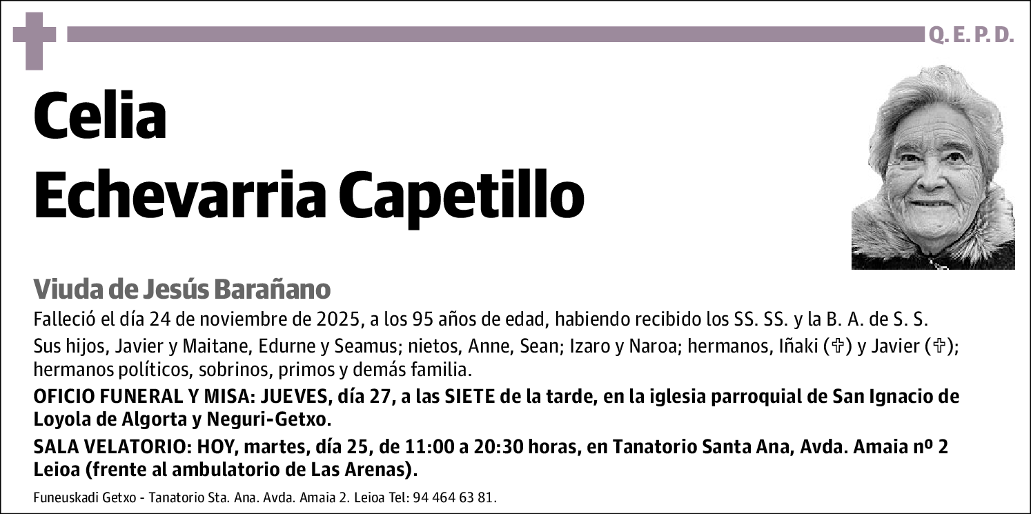 Celia Echevarria Capetillo