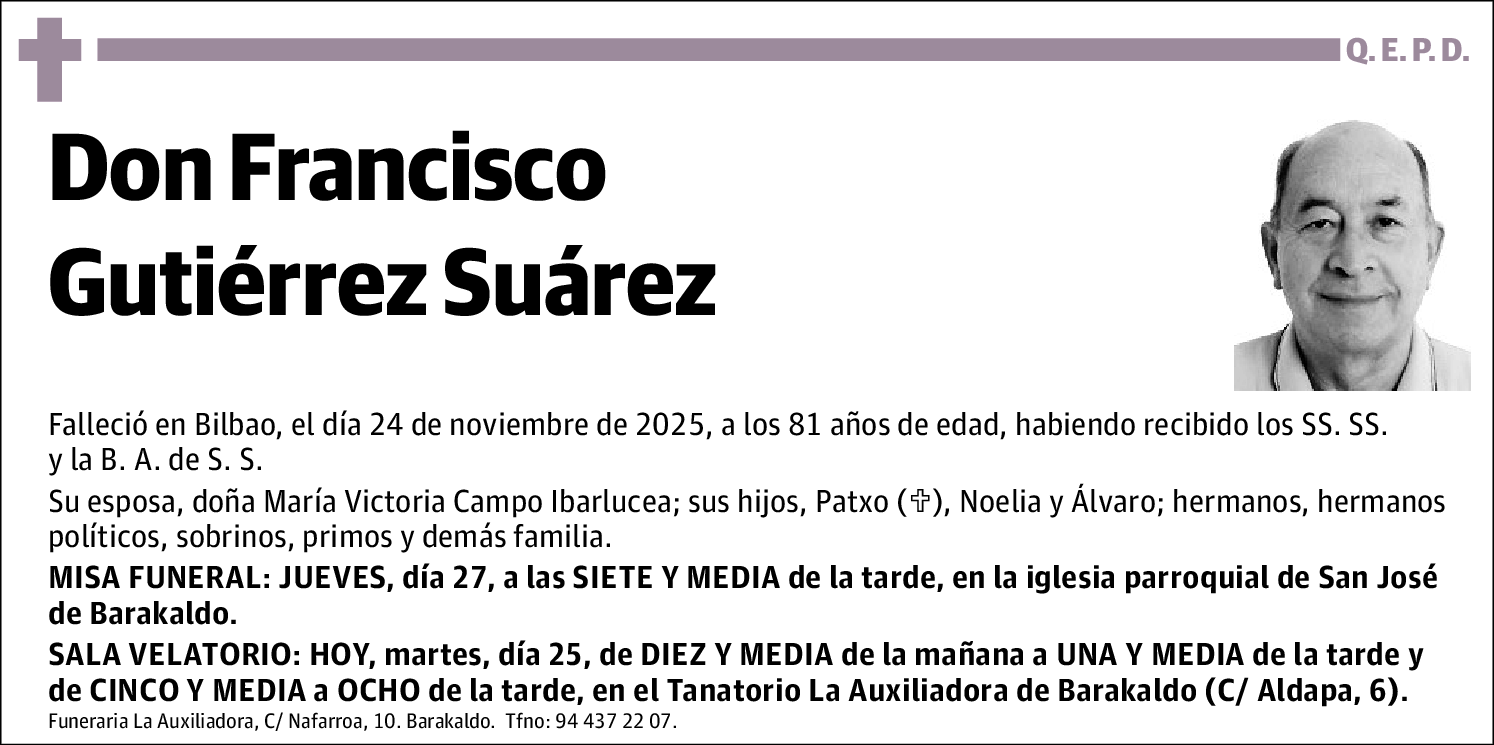 Francisco Gutiérrez Suárez