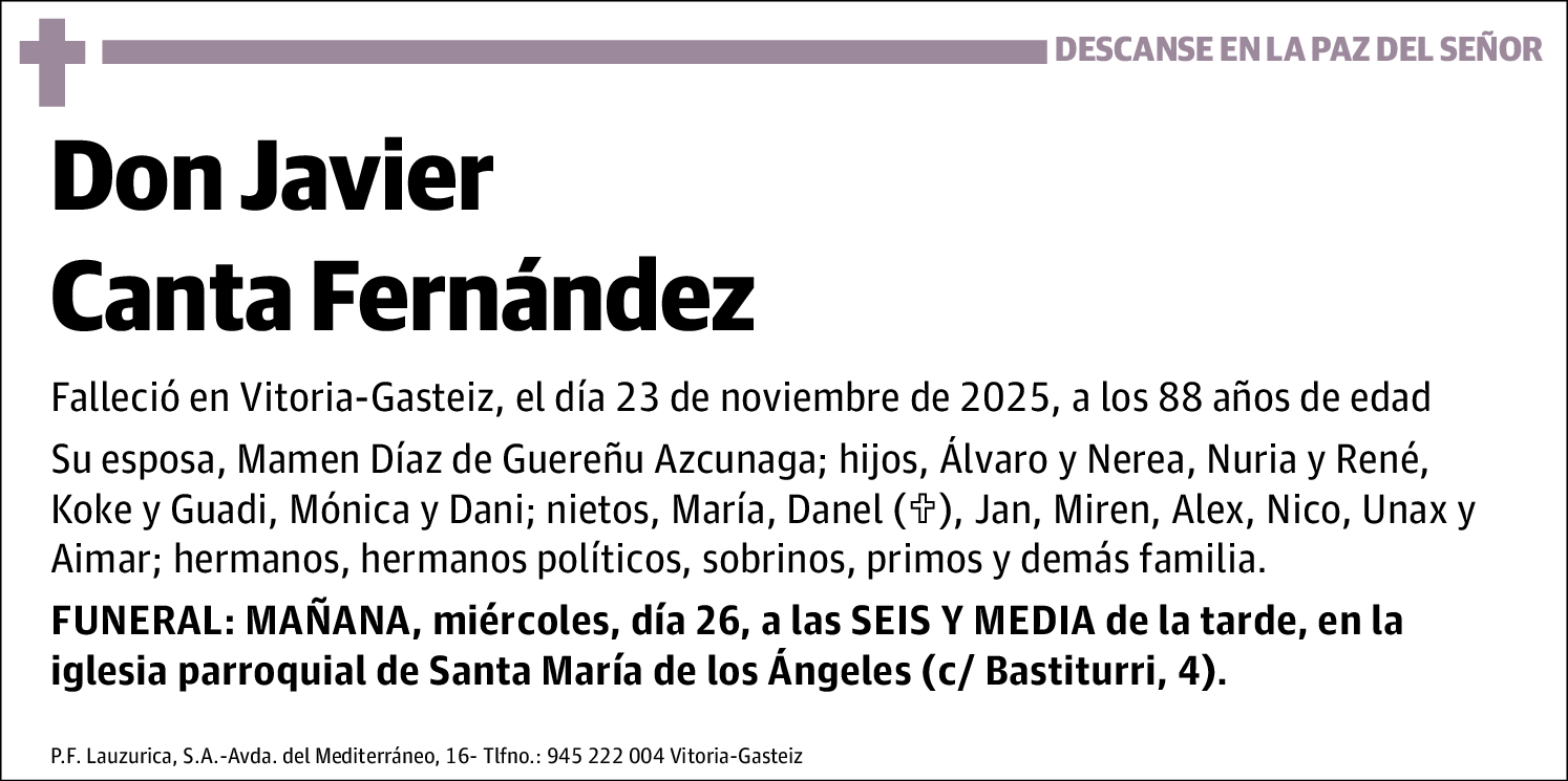 Javier Canta Fernández