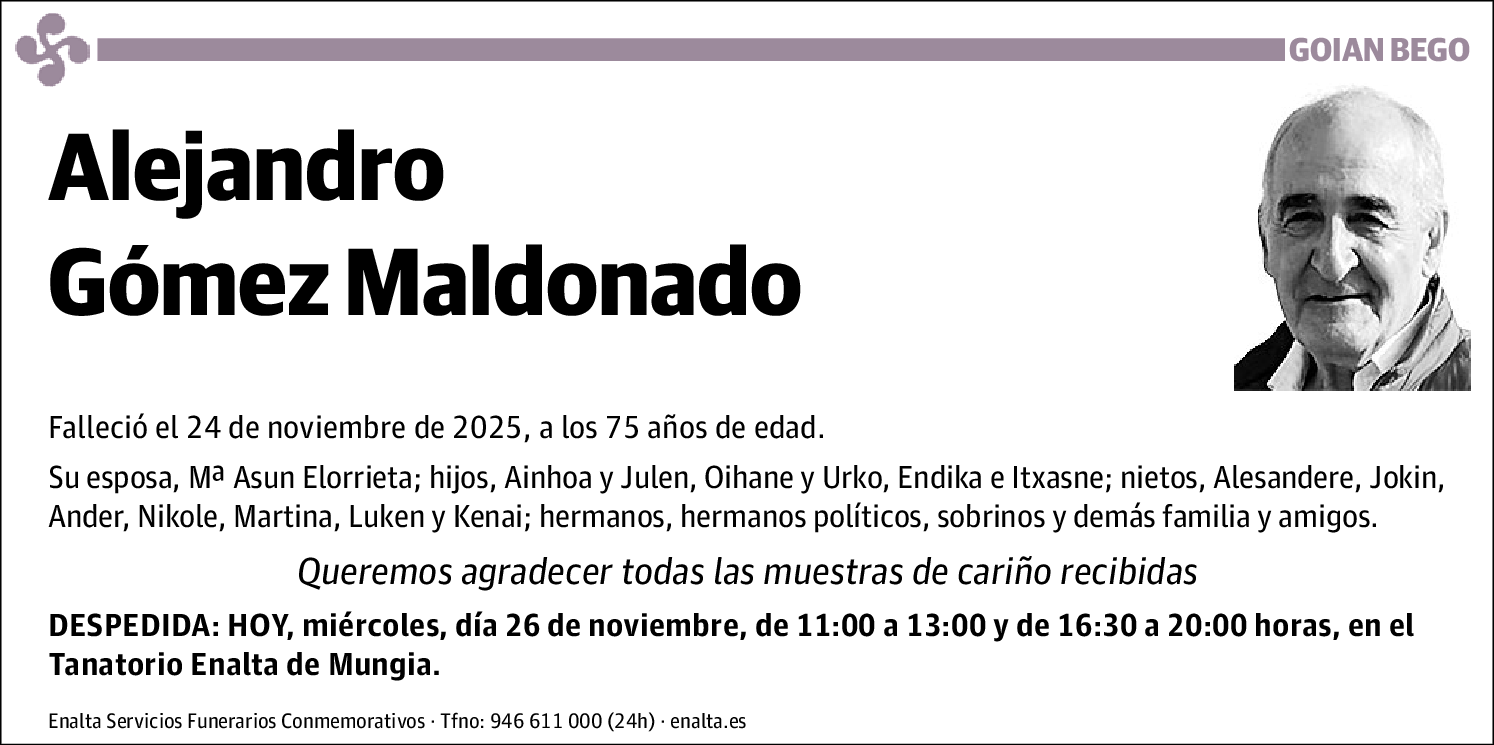 Alejandro Gómez Maldonado