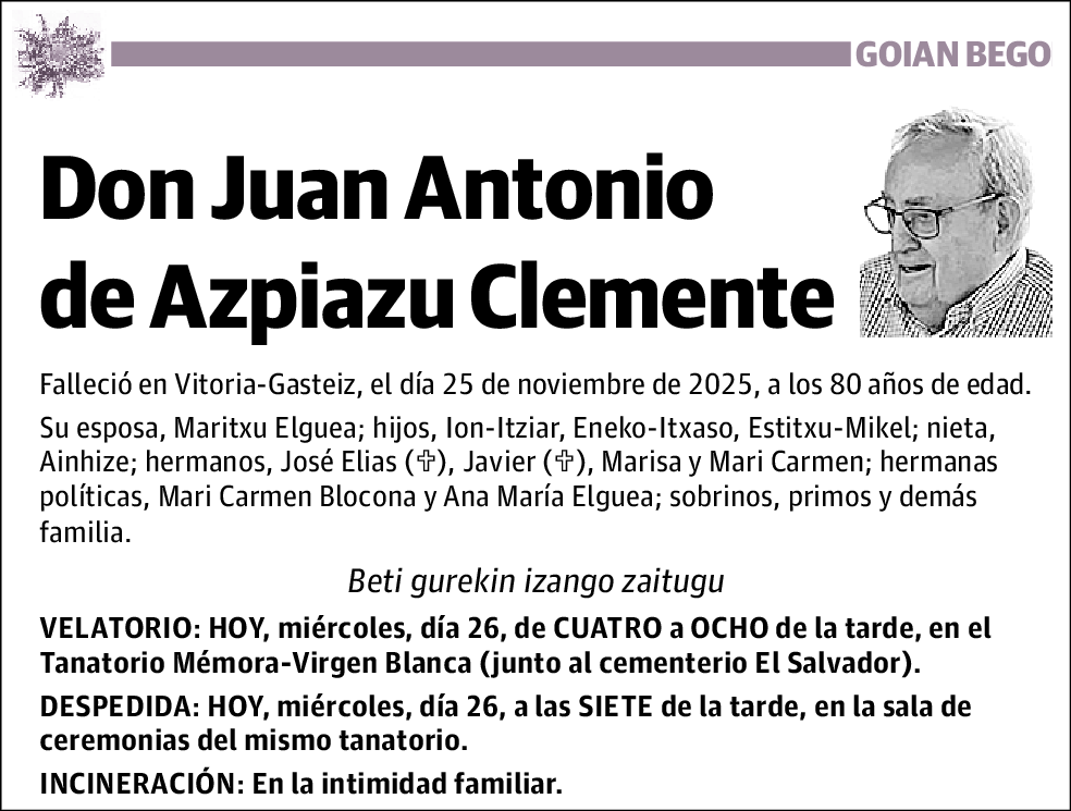 Juan Antonio de Azpiazu Clemente