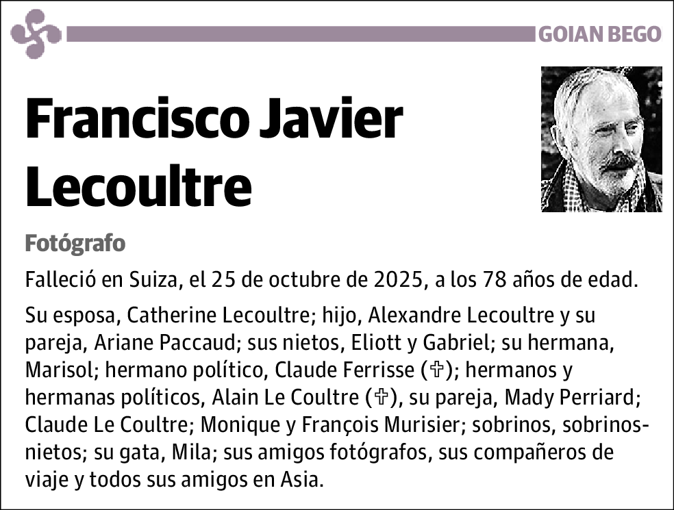 Francisco Javier Lecoultre