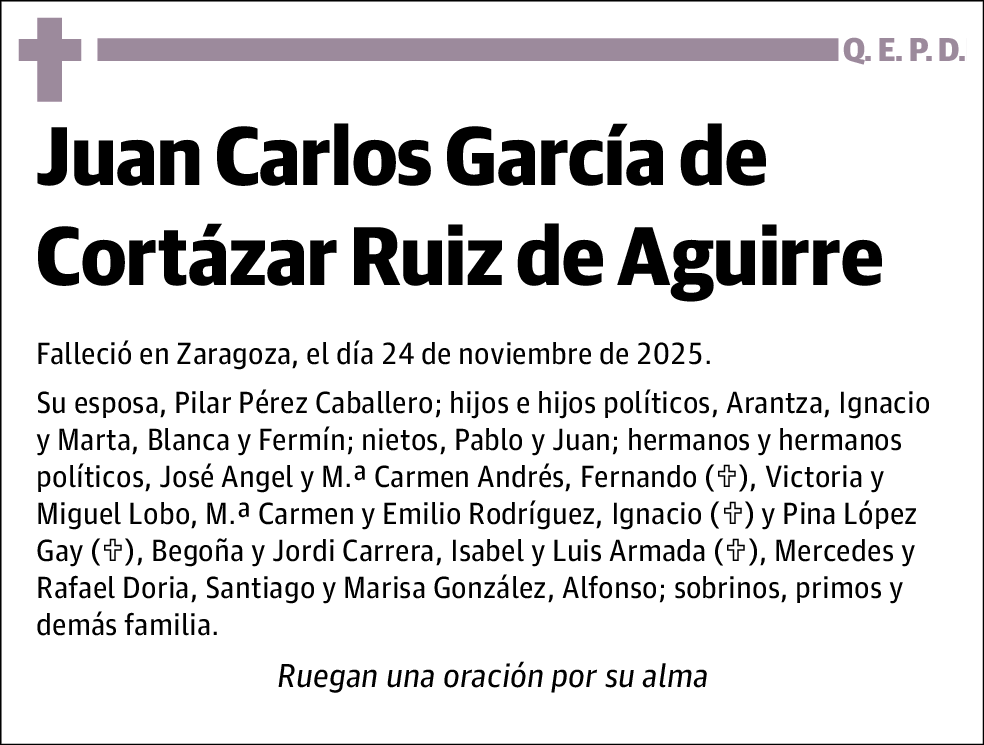 Juan Carlos García de Cortázar Ruiz de Aguirre