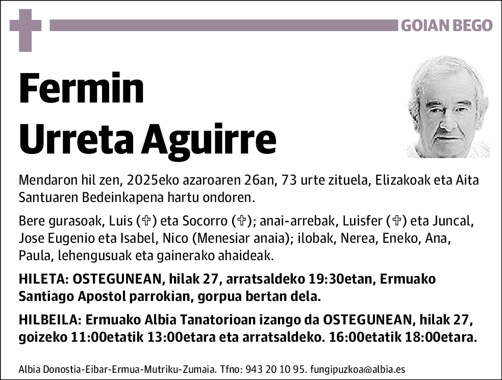 Fermin Urreta Aguirre