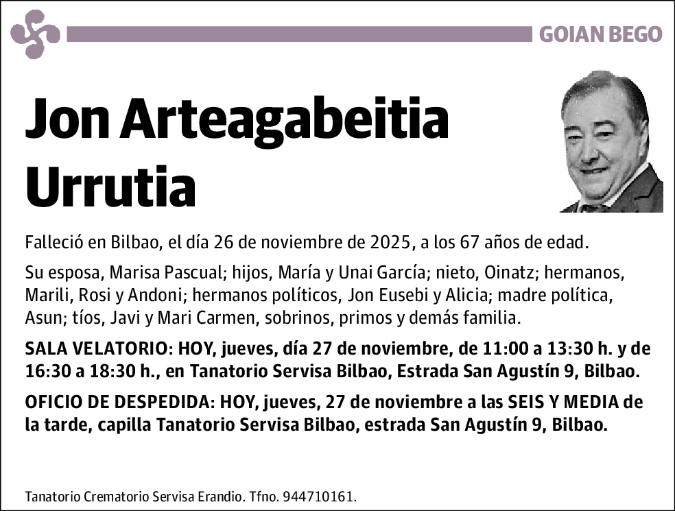Jon Arteagabeitia Urrutia
