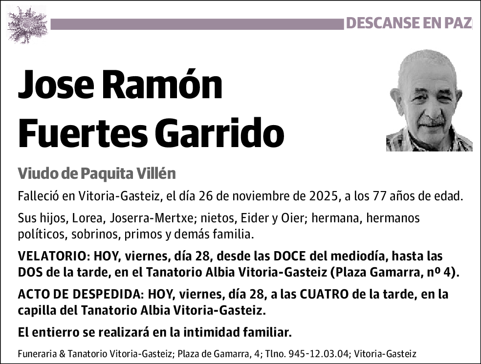 Jose Ramón Fuertes Garrido