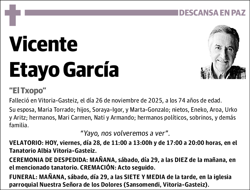 Vicente Etayo García