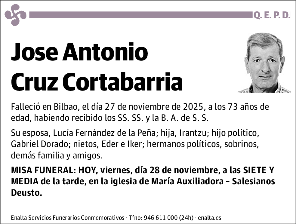 Jose Cruz Cortabarria