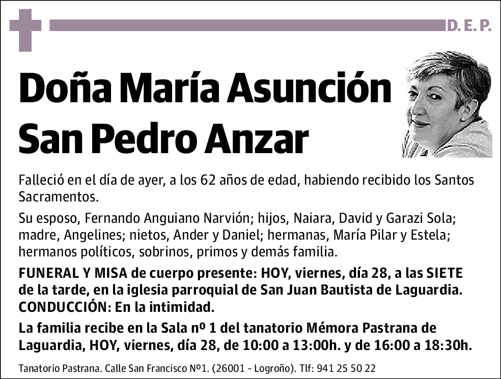 María Asunción San Pedro Anzar