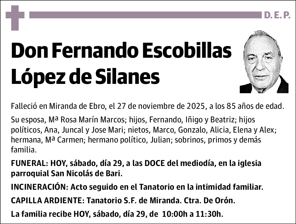 Fernando Escobillas López de Silanes