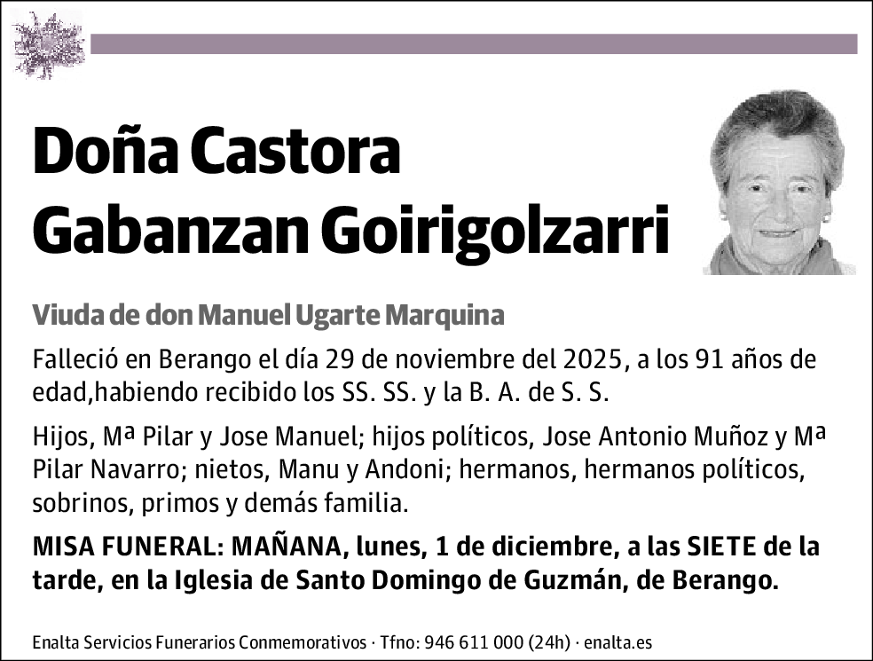 Castora Gabanzan Goirigolzarri