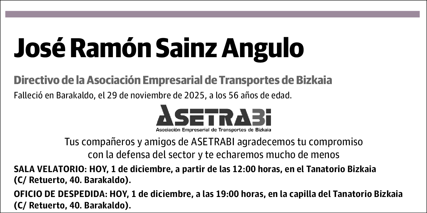 José Ramón Sainz Angulo