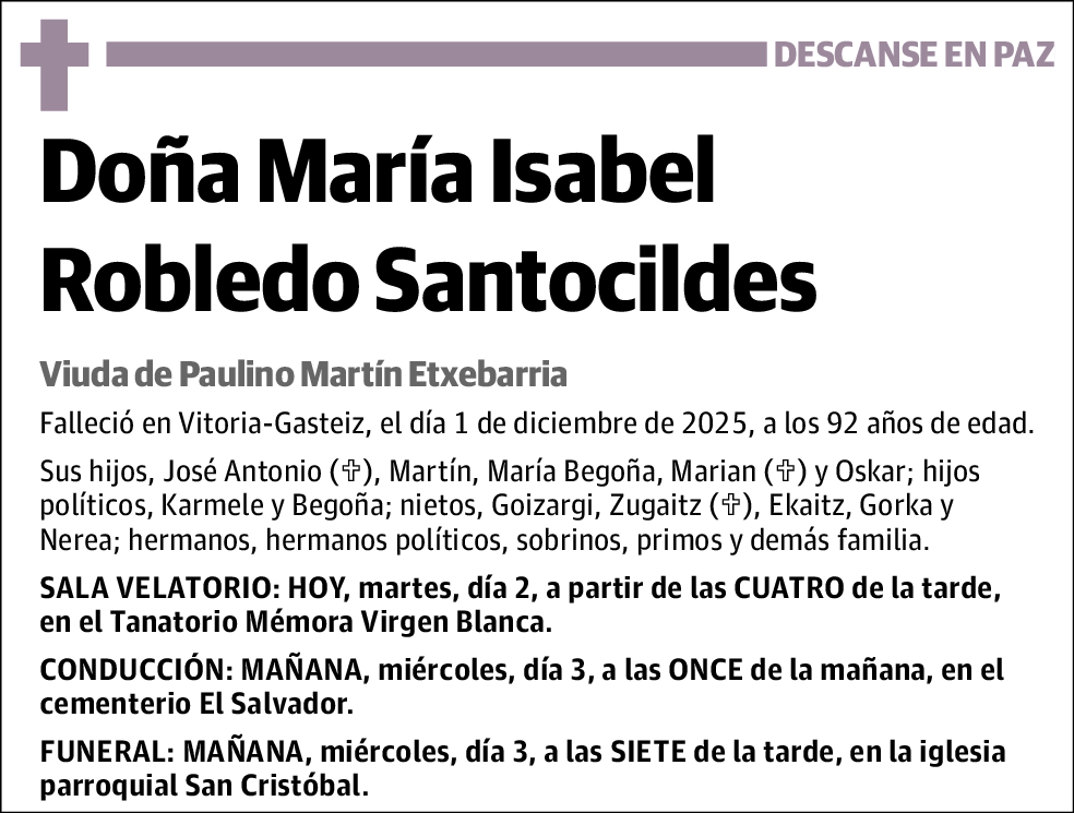 María Isabel Robledo Santocildes