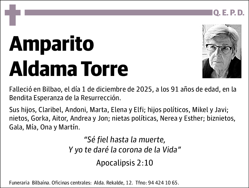Amparito Aldama Torre