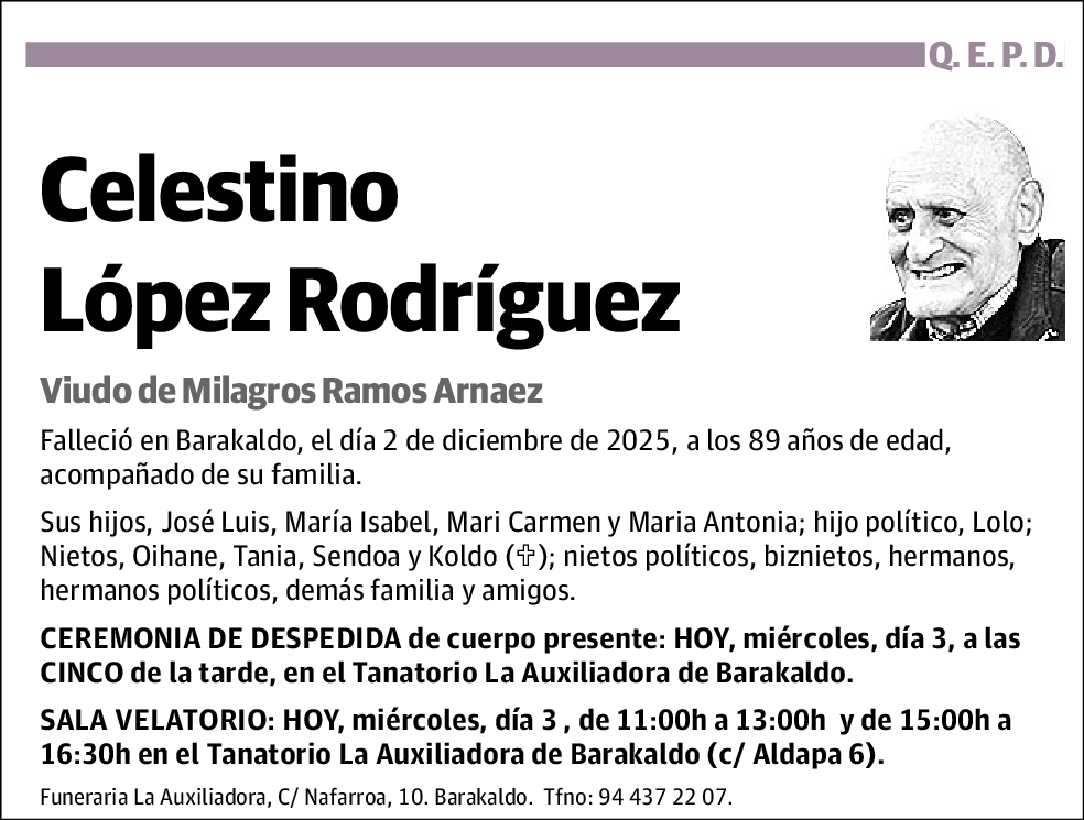 Celestino López Rodríguez