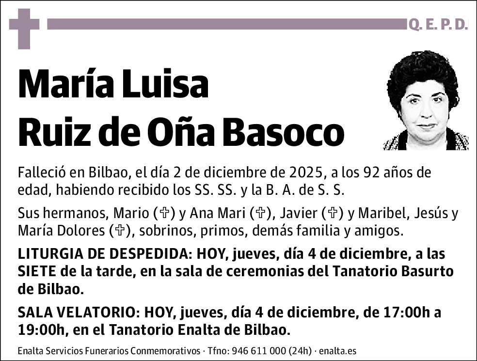 María Luisa Ruiz de Oña Basoco