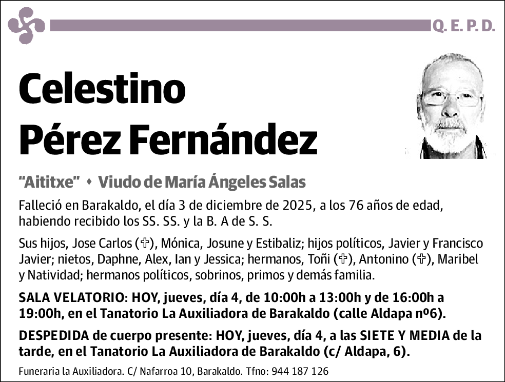 Celestino Pérez Fernández