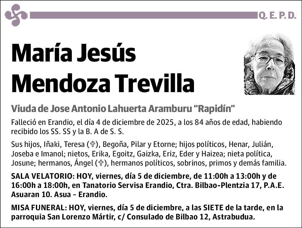 María Jesús Mendoza Trevilla