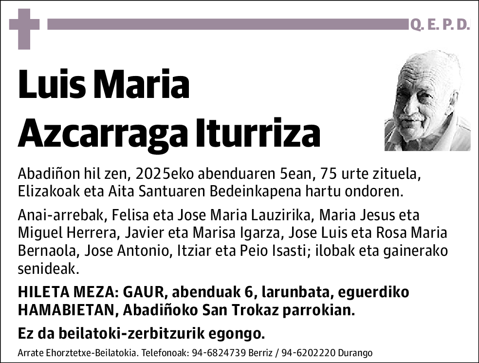 Luis Maria Azcarraga Iturriza
