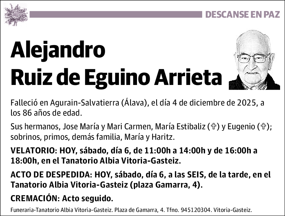 Alejandro Ruiz de Eguino Arrieta