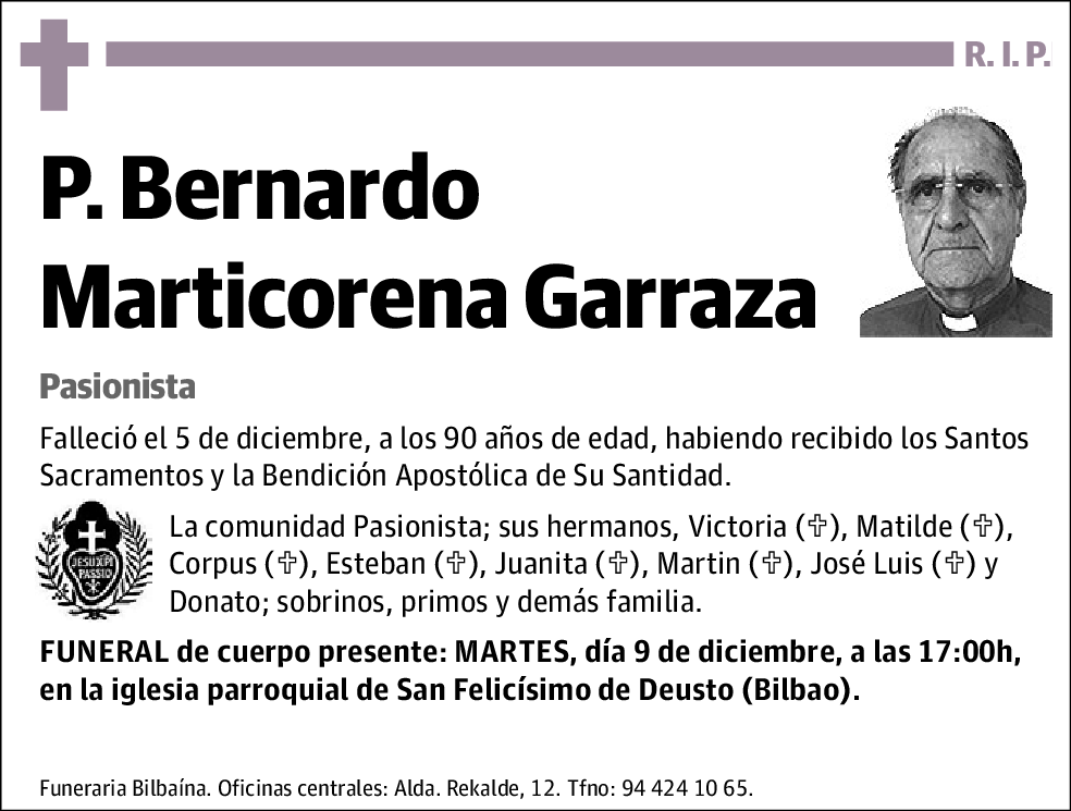 Bernardo Marticorena Garraza