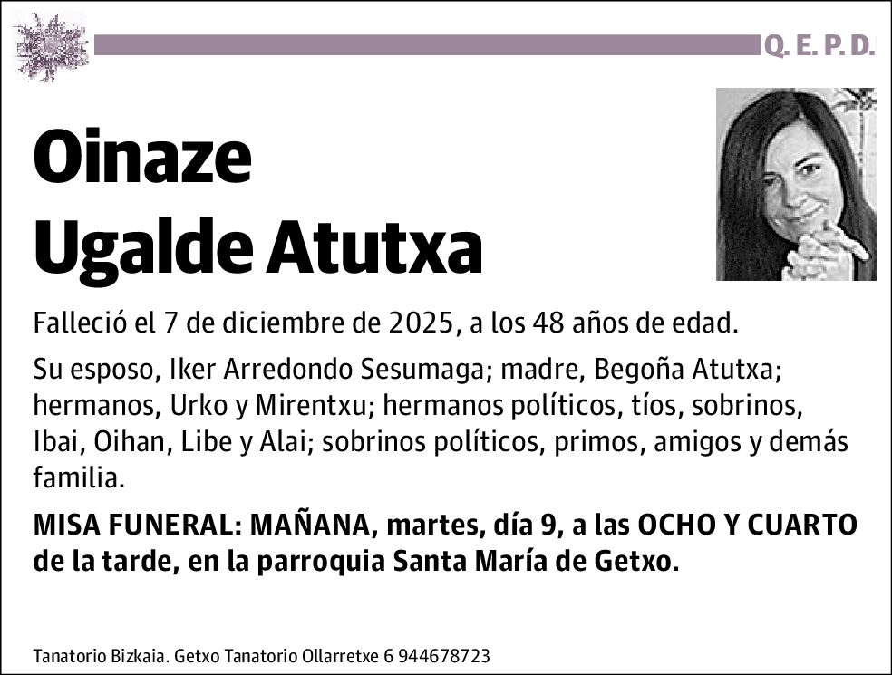 Oinaze Ugalde Atutxa