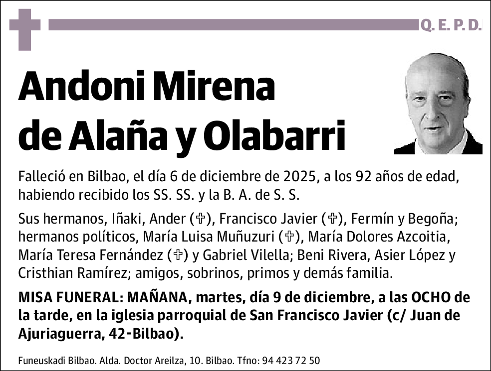 Andoni Mirena de Alaña y Olabarri