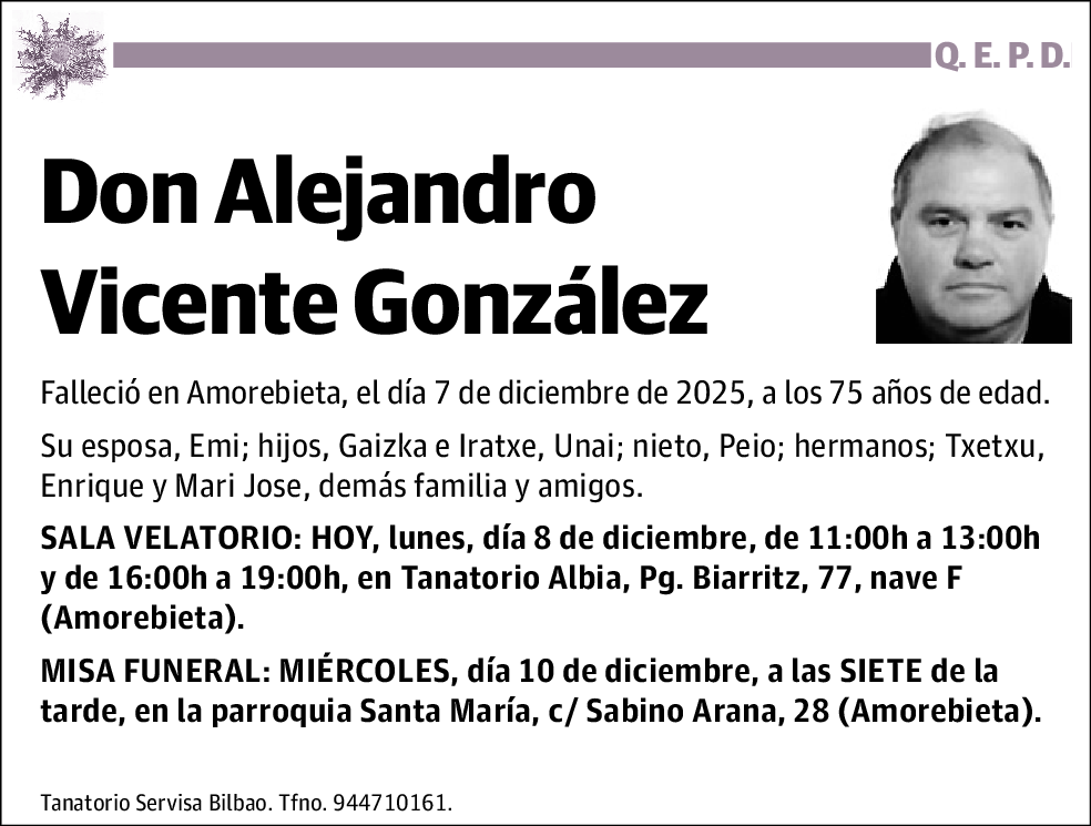 Alejandro Vicente González