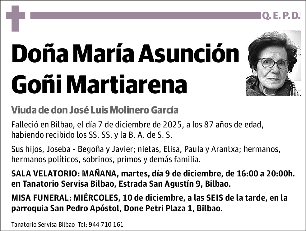 María Asunción Goñi Martiarena