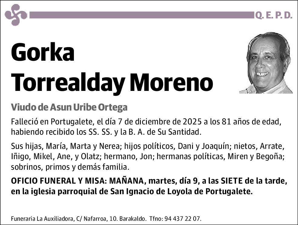 Gorka Torrealday Moreno