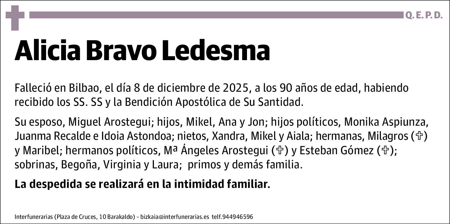 Alicia Bravo Ledesma